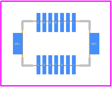 DF12NB(3.0)-14DP-0.5V(51) - Hirose PCB footprint - Other - Other - DF12NB(3.0)-14DP-0.5V(51)-1