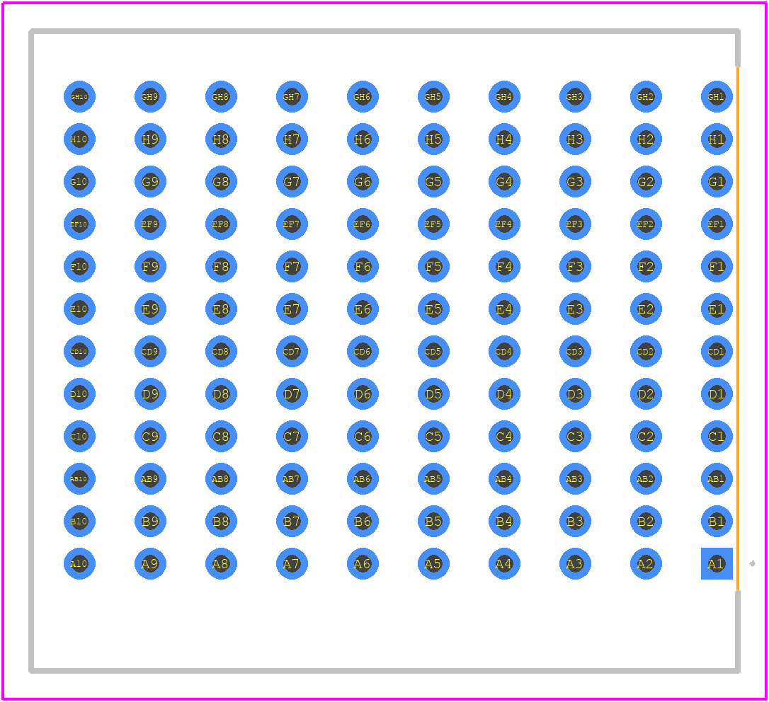 134883 - TE Connectivity PCB footprint - Other - Other - 134883-1