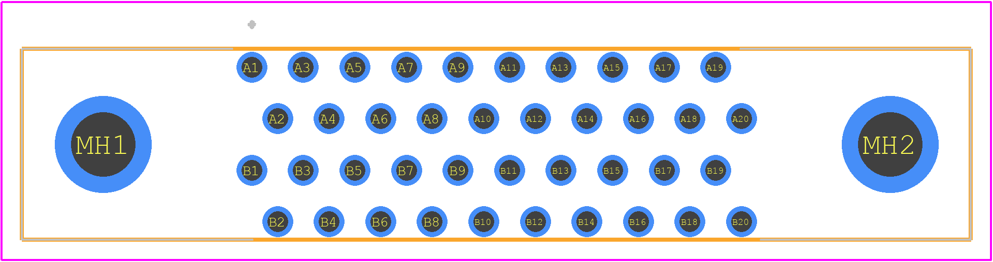 GCB20DYHD - Sullins PCB footprint - Other - Other - GCB20DYHD-3