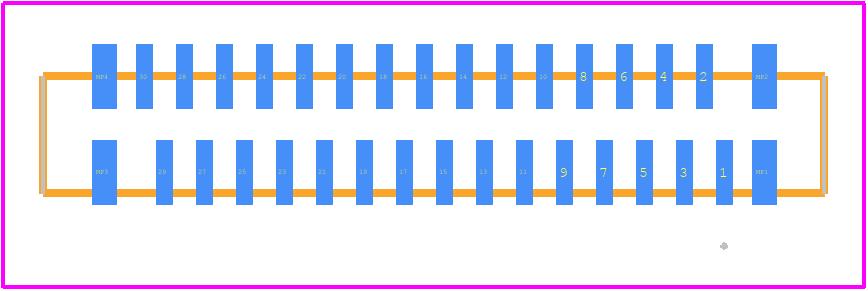 62674-301121ALF - Amphenol PCB footprint - Other - Other - 62674-301121ALF-3