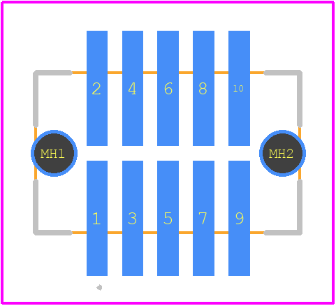 5-147383-1 - TE Connectivity PCB footprint - Other - Other - 5-147383-1-1