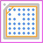 ML7630 - LAPIS SEMICONDUCTOR PCB footprint - BGA - BGA - ML7630