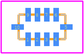 CAT25-104JALF - Bourns PCB footprint - Other - Other - CAT25-104JALF