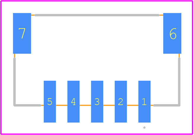 S5B-PH-SM4-TB (LF)(SN) - JST (JAPAN SOLDERLESS TERMINALS) PCB footprint - Other - Other - S5B-PH-SM4-TB (LF)(SN)-2