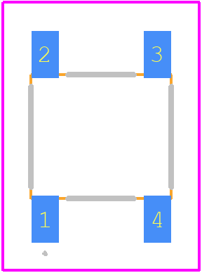 TS260S_R1_00001 - PANJIT PCB footprint - Other - Other - 4-SMD, Gull Wing