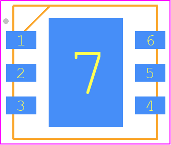 SGFCF2002S-D - Sumitomo Wiring Systems PCB footprint - Small Outline No-lead - Small Outline No-lead - Z2D