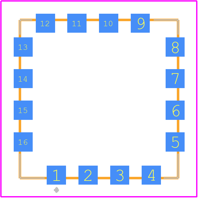 RKK-4-442+ - Mini-Circuits PCB footprint - Other - Other - RKK-4-442+-1
