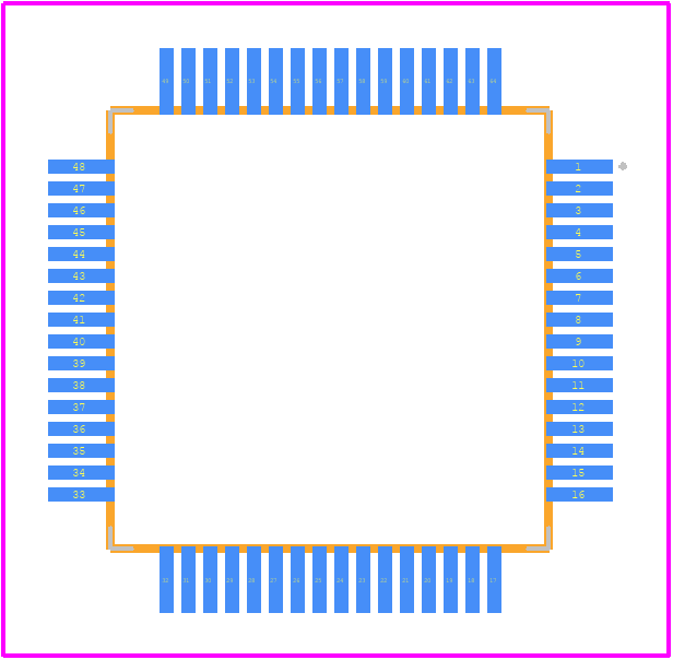 FDA802B-VYT - STMicroelectronics PCB footprint - Other - Other - FDA802B-VYT