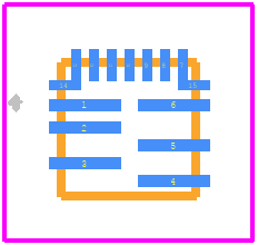 MP86933GQT-P - Monolithic Power Systems (MPS) PCB footprint - Other - Other - MP86933GQT-P-3