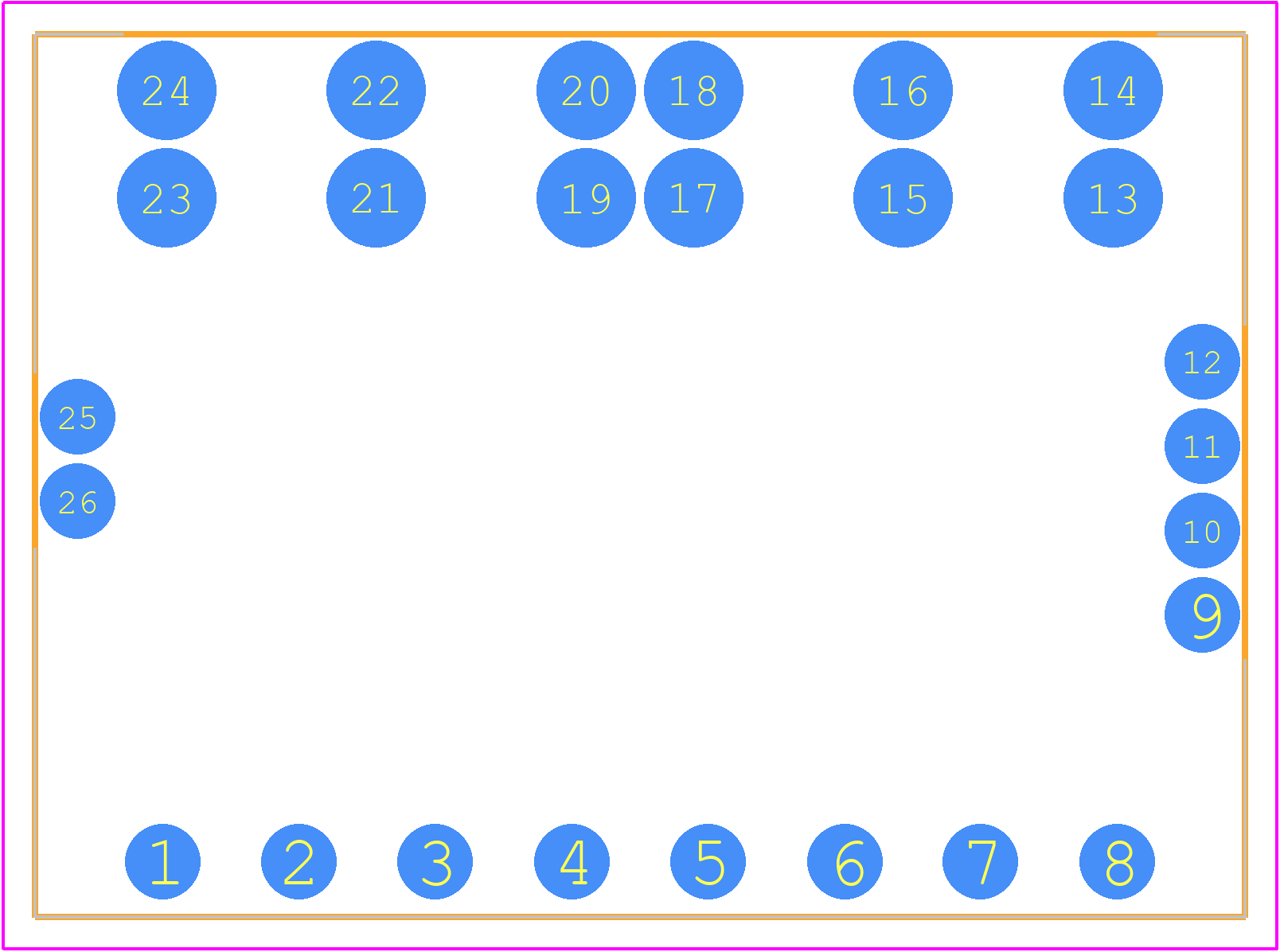 BRDS100 - Cosel PCB footprint - Other - Other - BRDS100-1