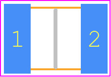 KTF101B475M43NHT00 - Chemi-Con PCB footprint - Capacitor Chip Non-polarised - Capacitor Chip Non-polarised - KTF101B475M43NHT00