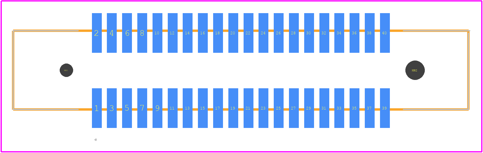 8930E-040-178MS-F - KEL CORPORATION PCB footprint - Other - Other - 8930E-040-178MS-F-2