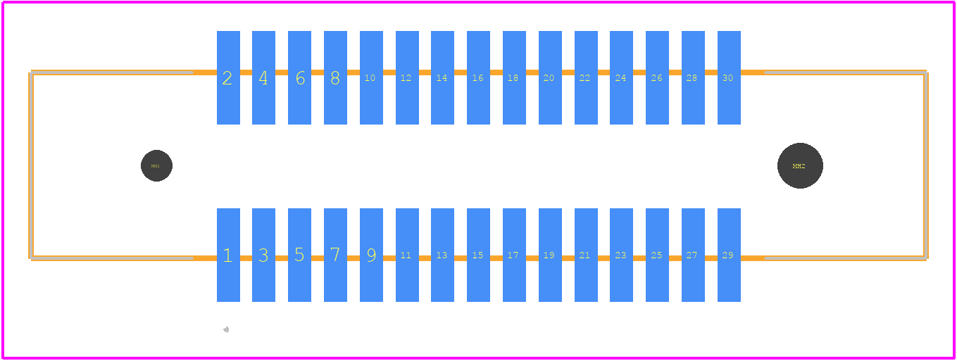 8930E-030-178MS-F - KEL CORPORATION PCB footprint - Other - Other - 8930E-030-178MS-F-2