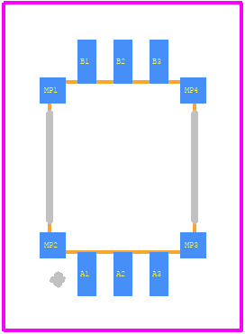 CVS-03TB - Nidec Copal PCB footprint - Other - Other - CVS-03TB-1
