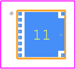RF3183 - Qorvo PCB footprint - Other - Other - RF3183-4