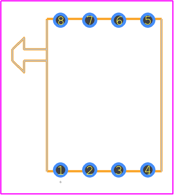 HSCDRNN1.6BASA3 - Honeywell PCB footprint - Other - Other - HSCDRNN1.6BASA3-1
