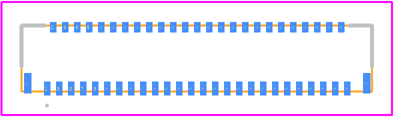 FH39-51S-0.3SHW(10) - Hirose PCB footprint - Other - Other - FH39-51S-0.3SHW(10)-3
