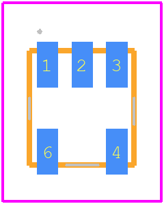 TC1-1-43X-2+ - Mini-Circuits PCB footprint - Other - Other - TC1-1-43X-2+-2