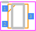 SSM3K2615TU,LF - Toshiba PCB footprint - SO Transistor Flat Lead - SO Transistor Flat Lead - ufm