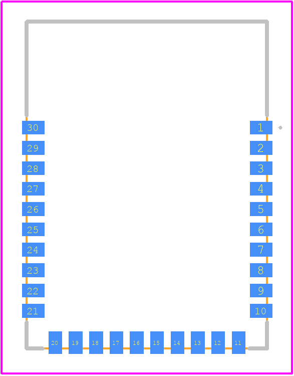 CYBT-413055-02 - Infineon PCB footprint - Other - Other - CYBT-413055-02-1