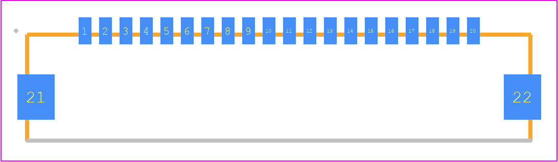 XF3M(1)-2015-1B-R100 - OMRON Electronics PCB footprint - Other - Other - XF3M(1)-2015-1B-R100