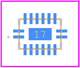74LCX138BQX - onsemi PCB footprint - Other - Other - MLP016E