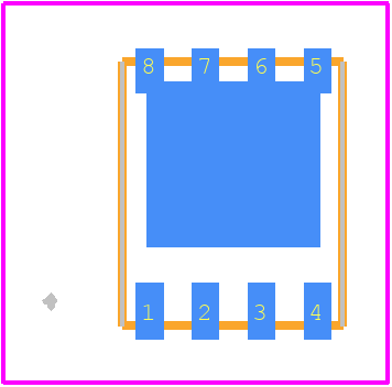 FDMS5672 - onsemi PCB footprint - Other - Other - WDFN8 5x6, 1.27P CASE 506DP ISSUE O