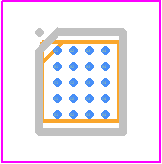 BQ24151YFFT - Texas Instruments PCB footprint - BGA - BGA - YFF (R-XBGA-N20)