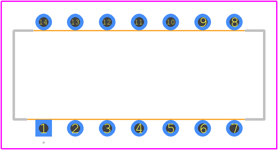 TS514IN - STMicroelectronics PCB footprint - Other - Other - 14-DIP_2026-2.2