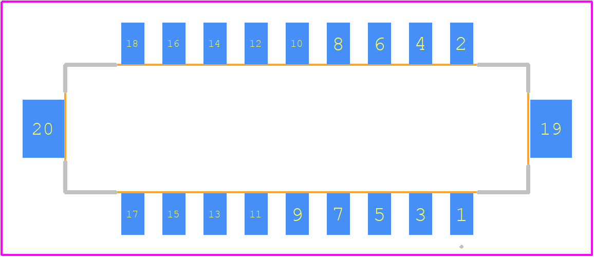 DF11C-18DP-2V(57) - Hirose PCB footprint - Other - Other - DF11C-18DP-2V(57)-3