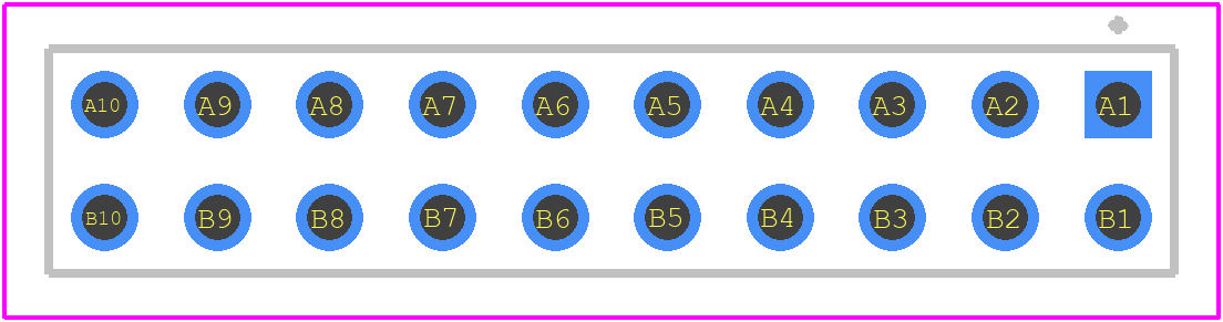 09242206870 - HARTING PCB footprint - Other - Other - 09242206870-2
