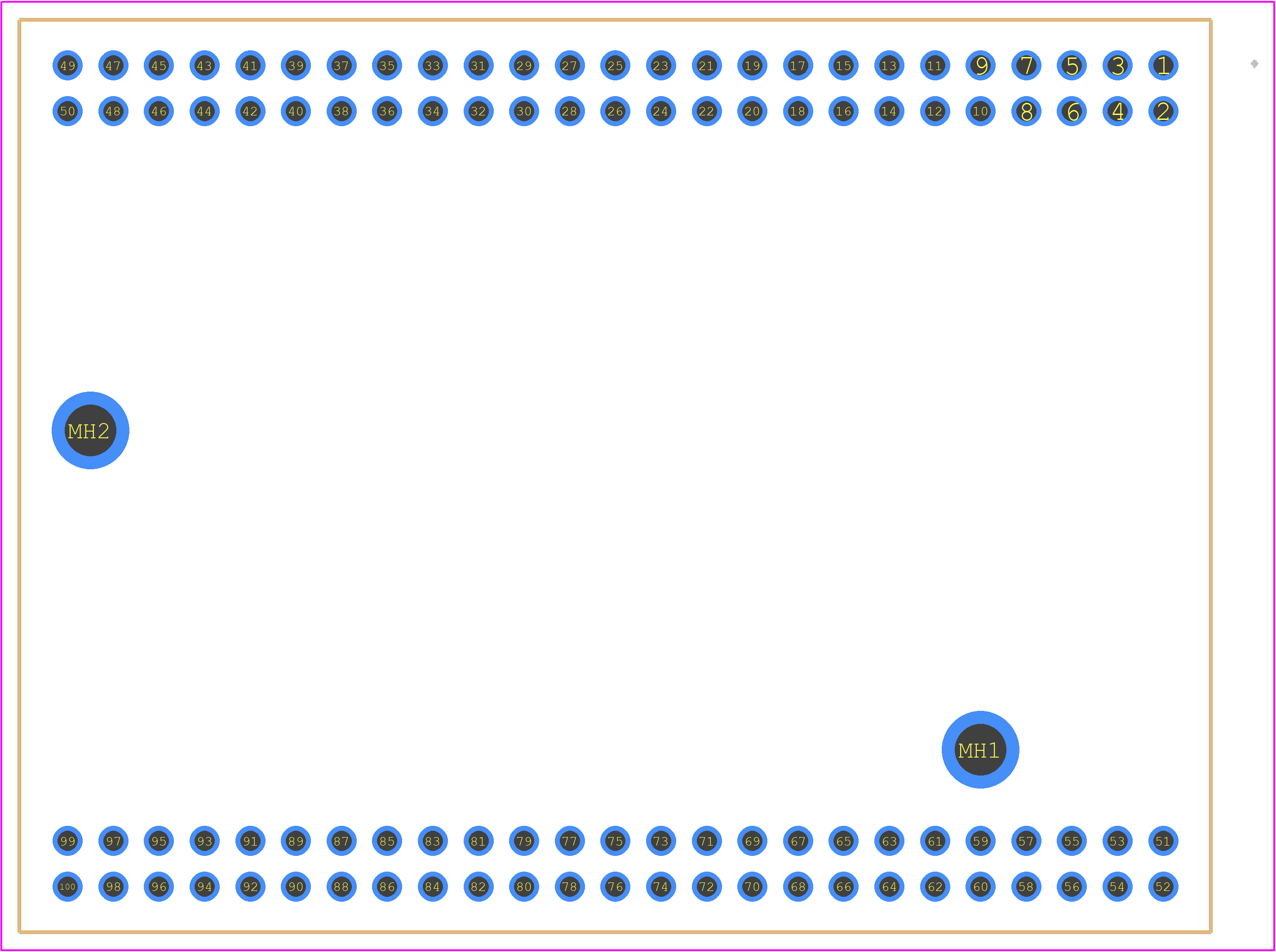 MOD5272-100IR - NetBurner PCB footprint - Other - Other - MOD5272-100IR-2