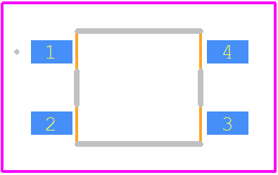 PS2703-1-A - Renesas Electronics PCB footprint - Other - Other - 4-Pin SOP