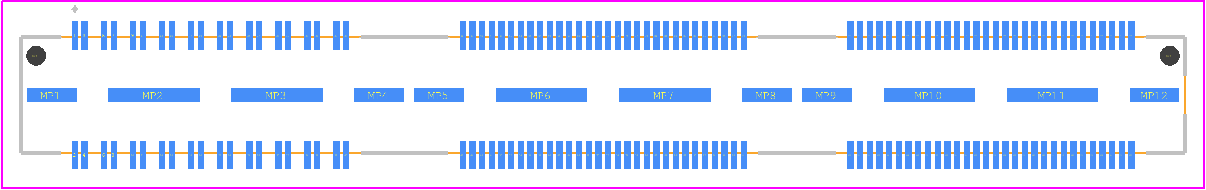 ASP-122952-01 - SAMTEC PCB footprint - Other - Other - ASP-122952-01