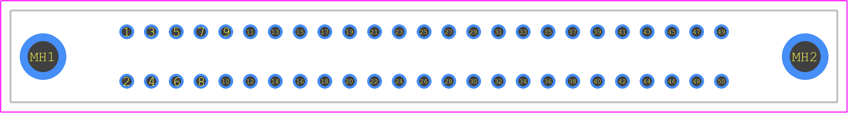 AMC25DRSS - Sullins PCB footprint - Other - Other - AMC25DRSS-3