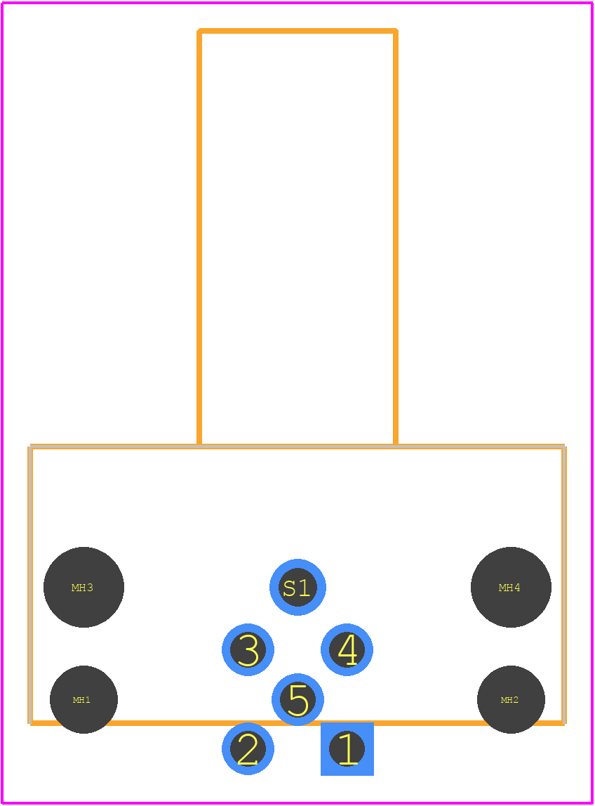 21033214501 - HARTING PCB footprint - Other - Other - 21033214501