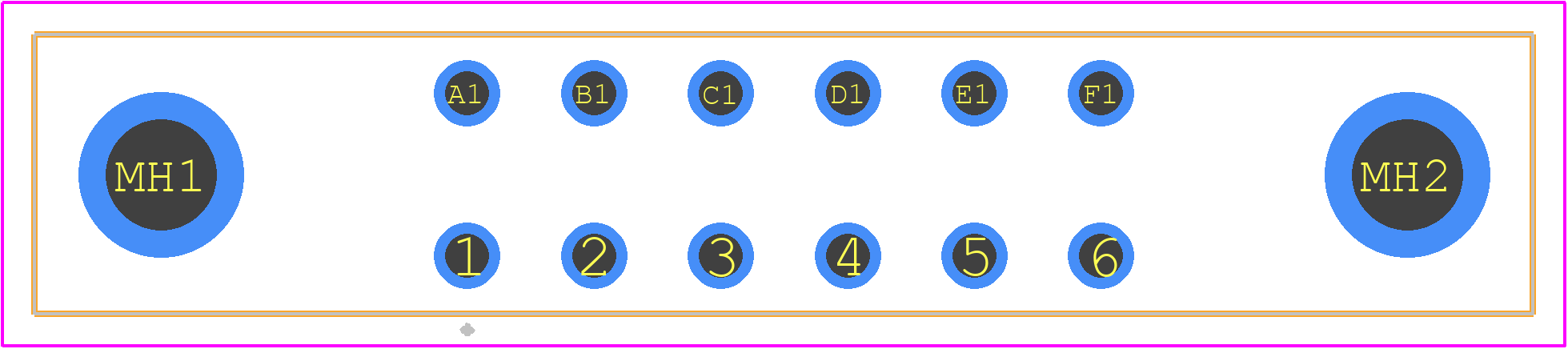 307-012-520-202 - EDAC PCB footprint - Other - Other - 307-012-520-202-1
