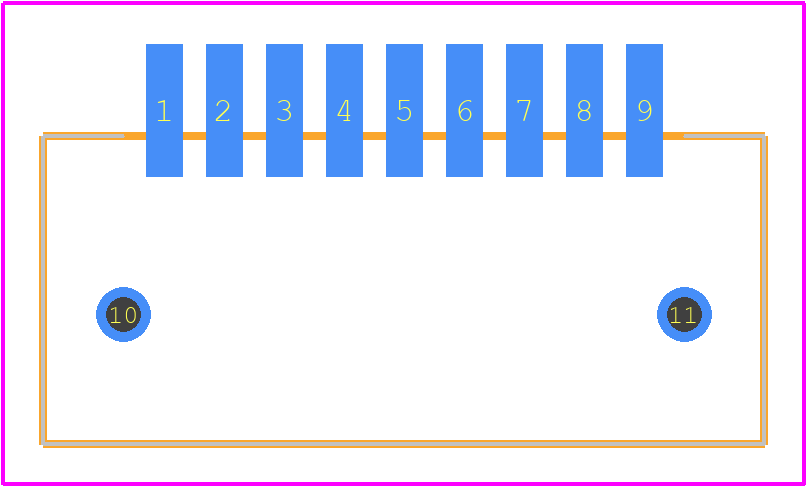 5-292227-9 - TE Connectivity PCB footprint - Other - Other - 5-292227-9