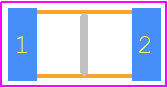 GC331AD72W153KX01D - Murata Electronics PCB footprint - Capacitor Chip Non-polarised - Capacitor Chip Non-polarised - GC331 L=3.2mm W=1.6mm T=1.0mm