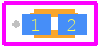 APHHS1005ZGCK - Kingbright PCB footprint - Other - Other - 1.0 x 0.5 mm SMD Chip LED Lamp