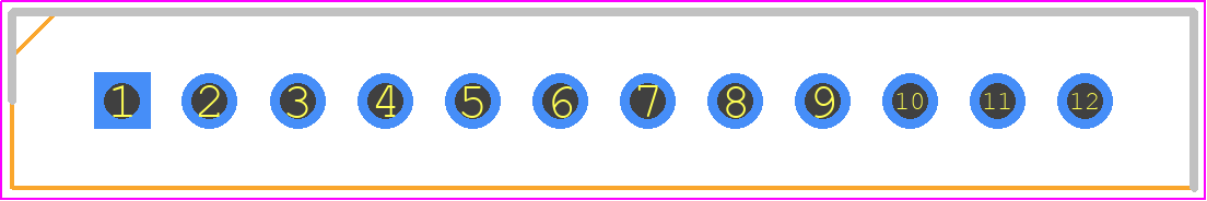 LA4282 - Sanyo PCB footprint - Transistor Outline, Vertical - Transistor Outline, Vertical - LA4282