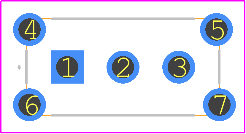 100SP3T2B4VS2RE - E-Switch PCB footprint - Other - Other - 100SP3T2B4VS2RE-1