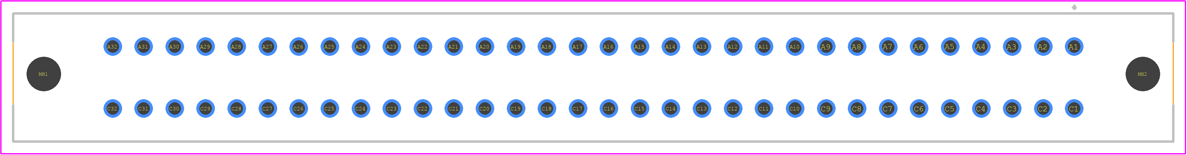 09032647855 - HARTING PCB footprint - Other - Other - 09032647855-10