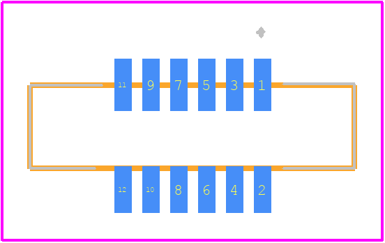 1734248-6 - TE Connectivity PCB footprint - Other - Other - 1734248-6-1