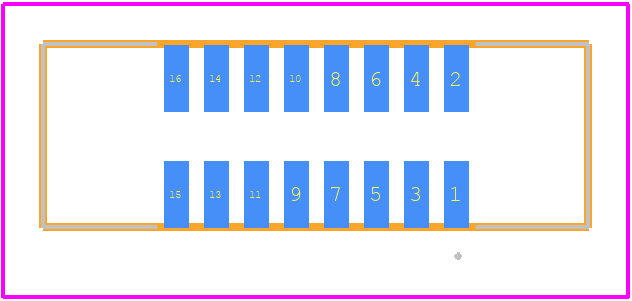 1734248-8 - TE Connectivity PCB footprint - Other - Other - 1734248-8-3