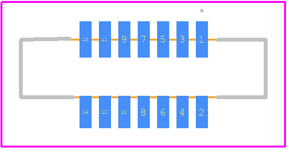 1734248-7 - TE Connectivity PCB footprint - Other - Other - 1734248-7-1