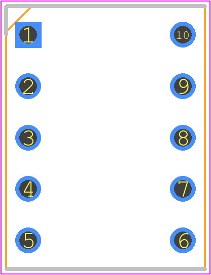 TDSO3150 - Temic PCB footprint - Dual-In-Line Sockets - Dual-In-Line Sockets - TDSO3150