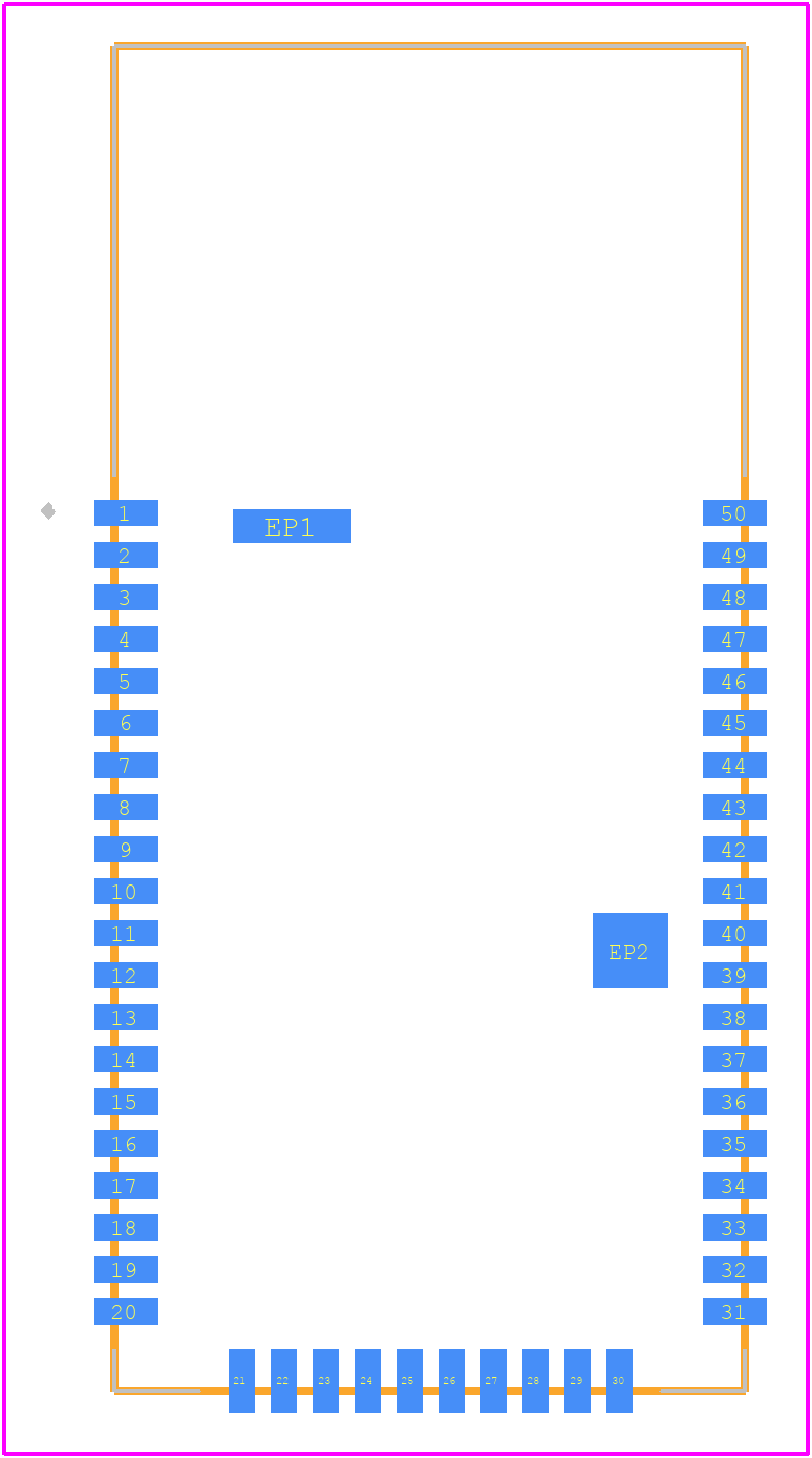BM83SM1-00AB - Microchip PCB footprint - Other - Other - BM83SM1-00AA-1
