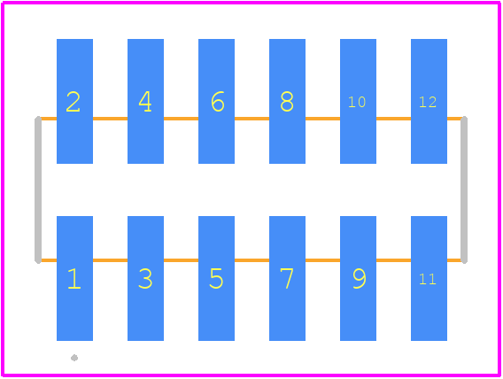 2842144-6 - TE Connectivity PCB footprint - Other - Other - 2842144-6-2