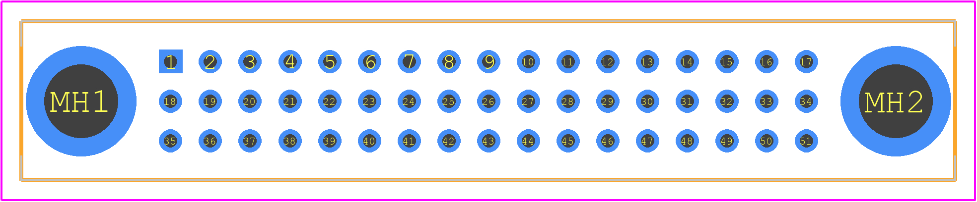 322Y051H01 - Nicomatic PCB footprint - Other - Other - 322Y051H01-2